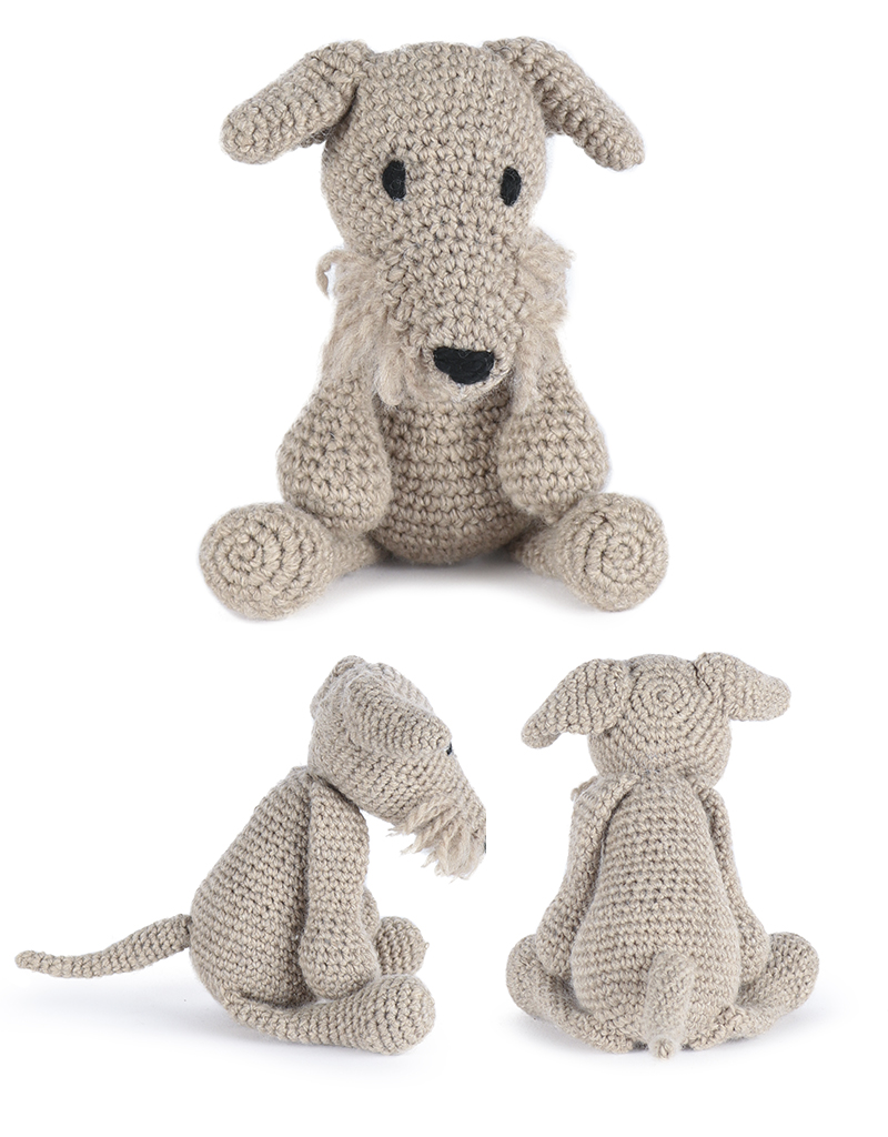 toft aaron the lurcher amigurumi crochet animal